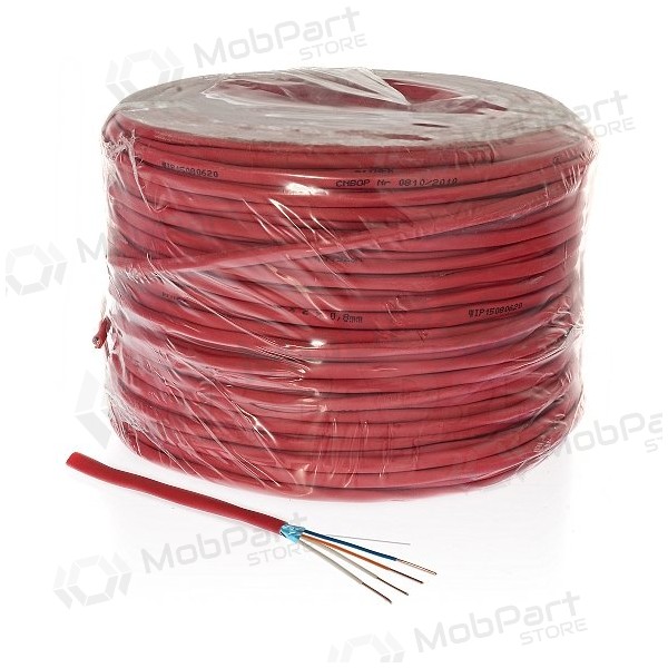 Afgeschermde brandkabel Bitner YnTKSYekw 2x0.8mm (500m, Eca, massief)