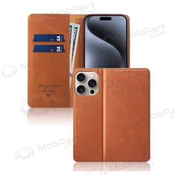 Samsung Galaxy A37 hoesje - HDD Magnetic Wallet Case (bruin)