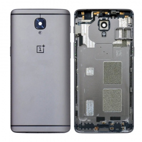 OnePlus 3 / 3T achterkant grijs (Gunmetal) (gebruikt grade B, origineel)