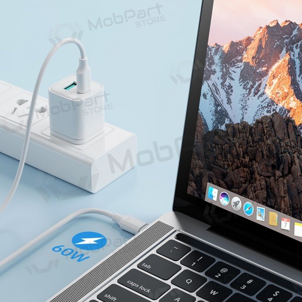 USB kabel Joyroom S-CC060A9 Type-C to Type-C 60W 1.0m zwart