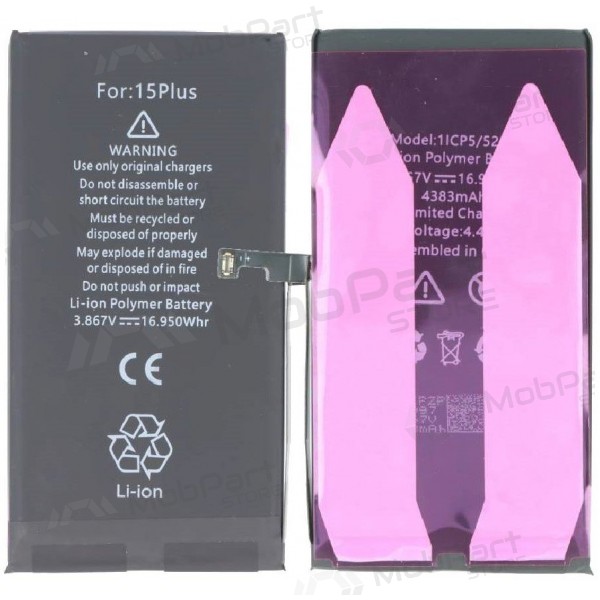 Apple iPhone 15 Plus batterij, akumuliatorius (Premium)