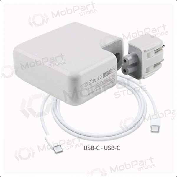 USB-C, 87W laptop oplader