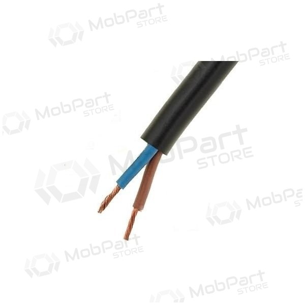 Flexibele kabel Lietkabelis OMY 2x1.5 mm² koperen PVC 100 m rol