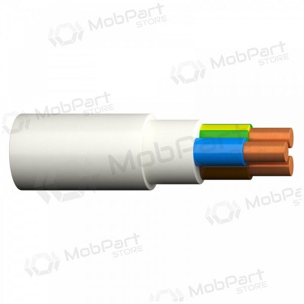 Voedingskabel Prysmian Group XPJ-HF C-pro 3x2.5 mm² koperen XLPE CPR Cca 300/500V massieve geleider.