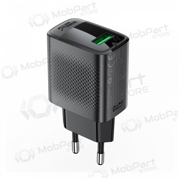 Lader Acefast A90 18W USB-A zwart