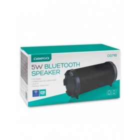 Bluetooth draagbare luidspreker OMEGA OG71 BAZOOKA (MicroSD, handsfree,FM, AUX) (zwart)
