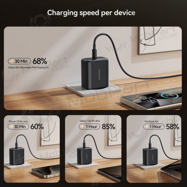 Lader Joyroom JR-TCG13 45W GaN USB-C zwart