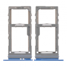 Samsung G980 / G981 / G985 / G986 / G988 S20 / S20 Plus / S20 Ultra SIM-kaarthouder (blauw)