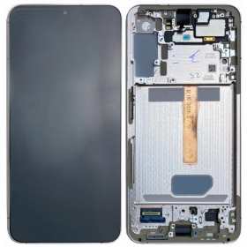 Samsung Galaxy S22+ scherm (Purper) (met een frame) (origineel)