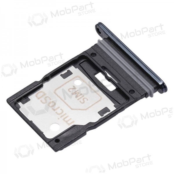 Samsung A536 Galaxy A53 5G SIM-kaarthouder (zwart) (service pack) (origineel)