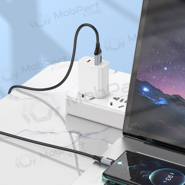 USB kabel Borofone BX101 USB-A to USB-C 1.0m zwart
