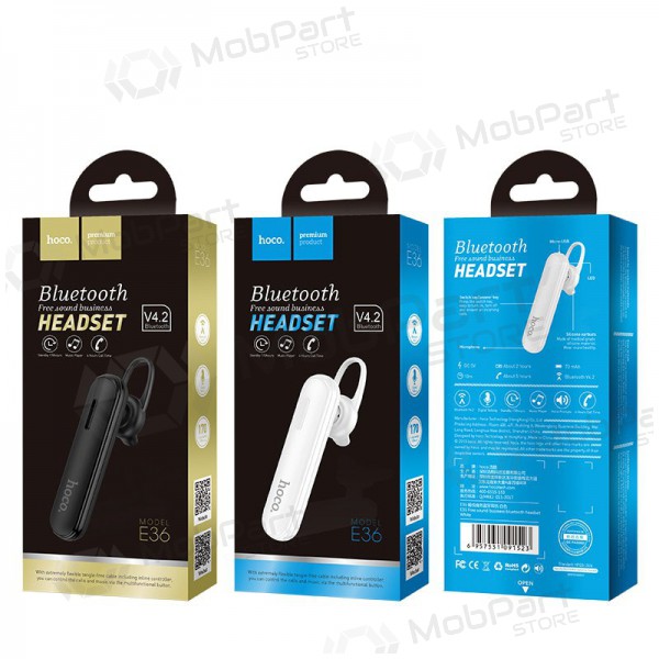Draadloze handsfree Hoco E36 zwart